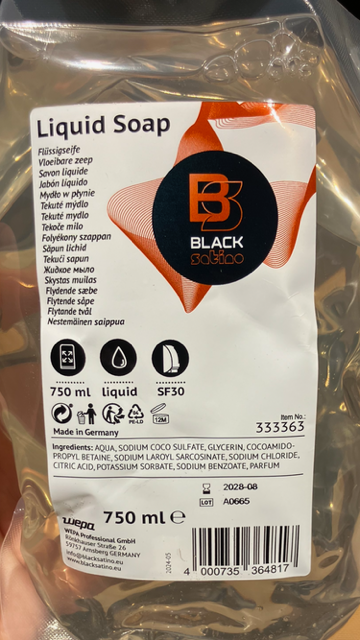 BlackSatino handzeep SF30 6x750ml