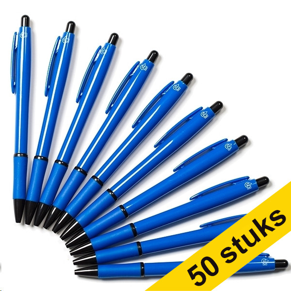 Balpen blauw 50 stuks