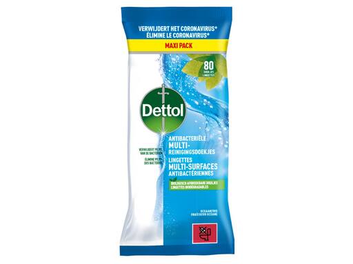 Dettol reinigingsdoekjes 80st. 5 pak