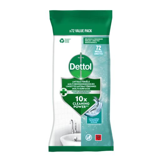 Dettol reinigingsdoekjes 72st. 5 pak