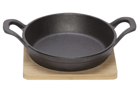 Cosy & Trendy gietijzeren pan met plank