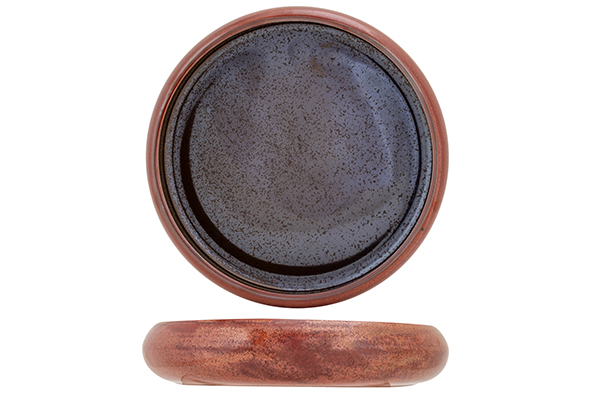 Elements maroon diep bord 21,7x4,5cm x4