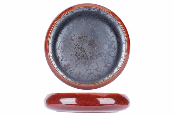 Elements maroon diep bord 16,6x3,8cm x4