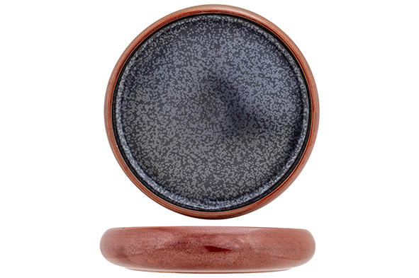 Elements maroon diep bord 24x4,9cm x2