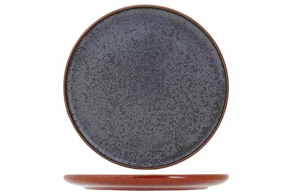 Elements maroon plat bord 27cm x4