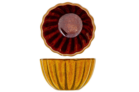 Elements mustard schaaltje 7x4cm x12