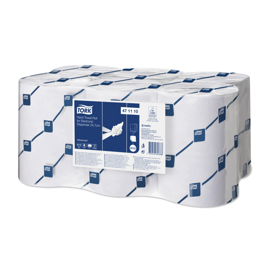 Tork handtowel roll, advanced wit 2-lgs.