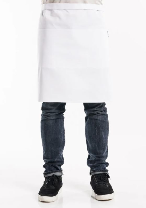 Apron 3-Pockets White
