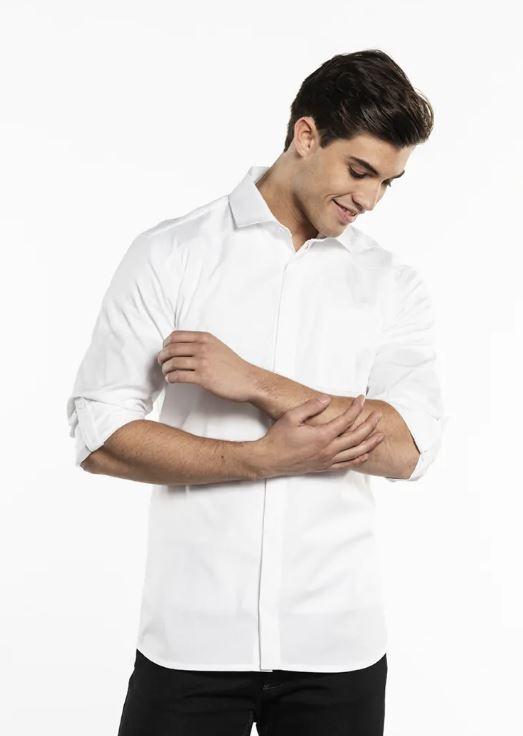 Shirt Men FX White Stretch L