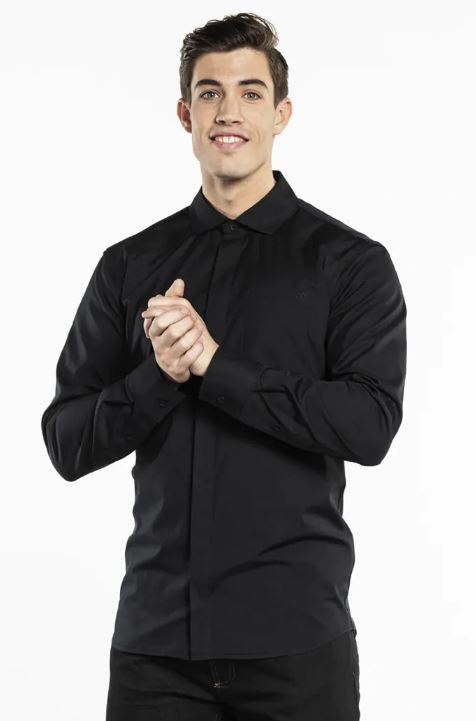 Shirt Men FX Black Stretch L