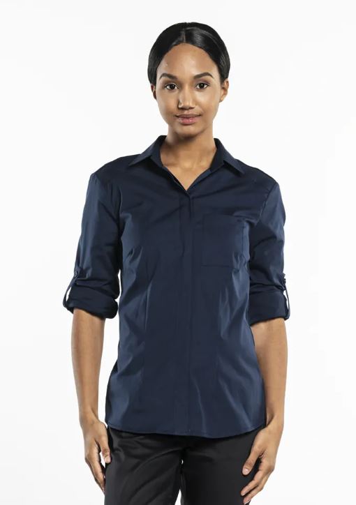 Shirt Women FX Navy Stretch L