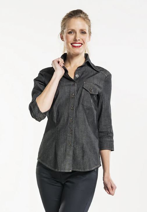 Shirt Women Antra Denim Stretch 3/4 L
