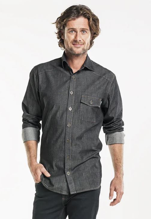 Shirt Men Antra Denim Stretch L