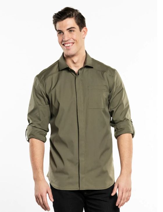 Shirt Men FX Moss Stretch L