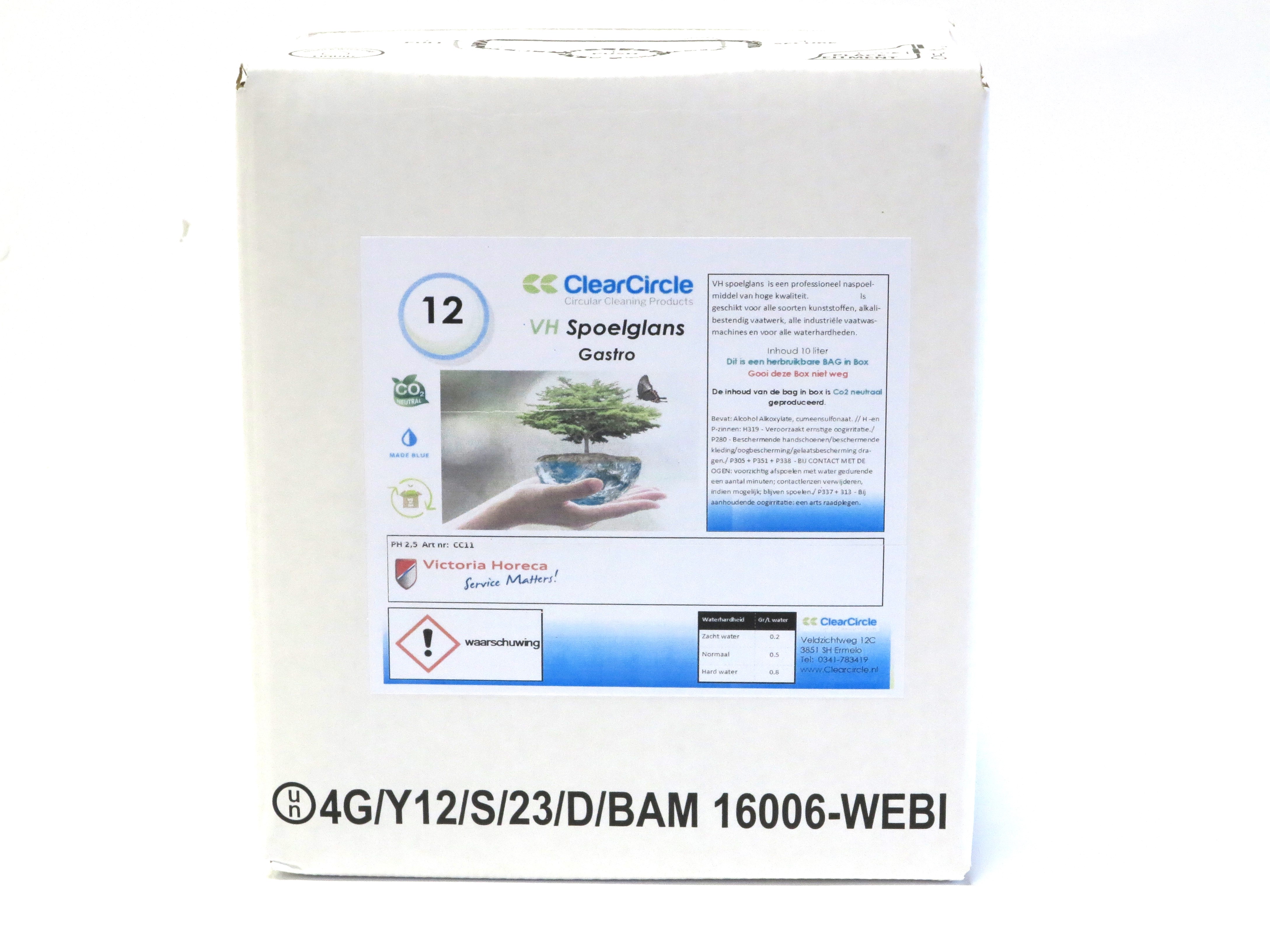 Clearcircle Spoelglans ECO Gastro 10L