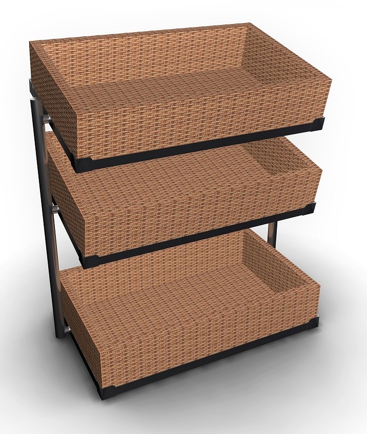 BROODMANDEN ETAGERE 3 HOOG BREED