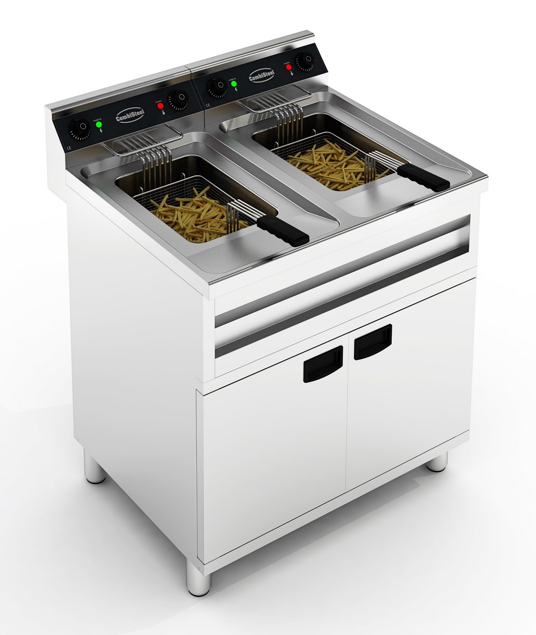 FRITEUSE STAAND 2X12L 2X6KW