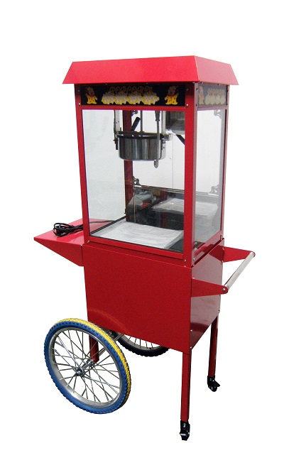 POPCORNMACHINE INCL. WIELEN