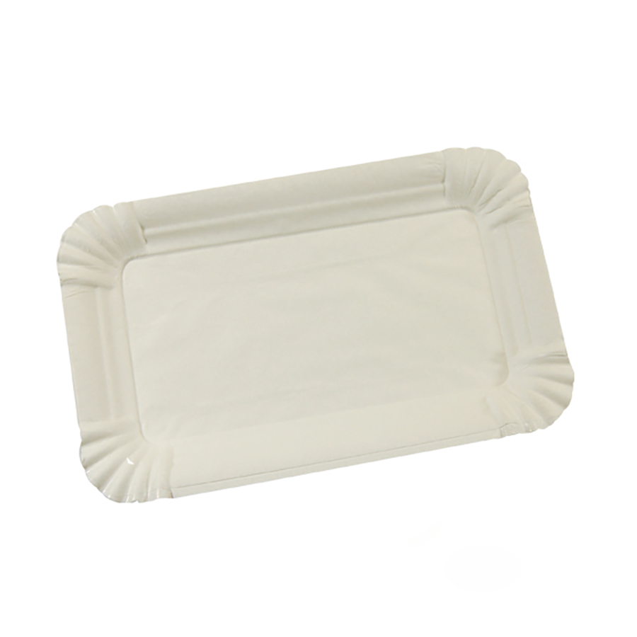 Kartonnen schaaltje wit gevoerd 10x16cm