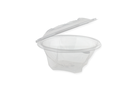 Saladebak met deksel 375ml rPET 15,2x7cm