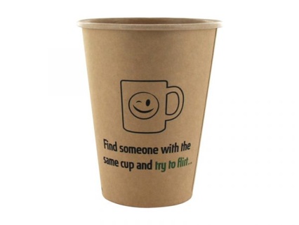 Koffiebeker 355ml 100% Fair Ø90mm 1000st