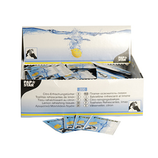 Verfrissingsdoekjes citroen x1000