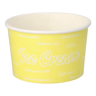 Ijsbeker geel 'Icelove' 200ml x1000