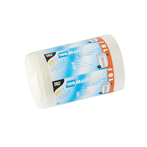 Pedaalemmerzak HDPE 18ltr 52x46cm 900st