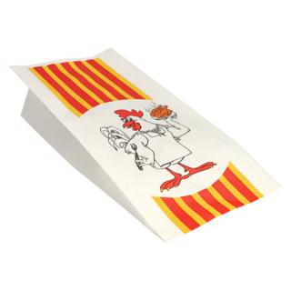 Kipzak wit gecoated 28x13x8cm 1000 st