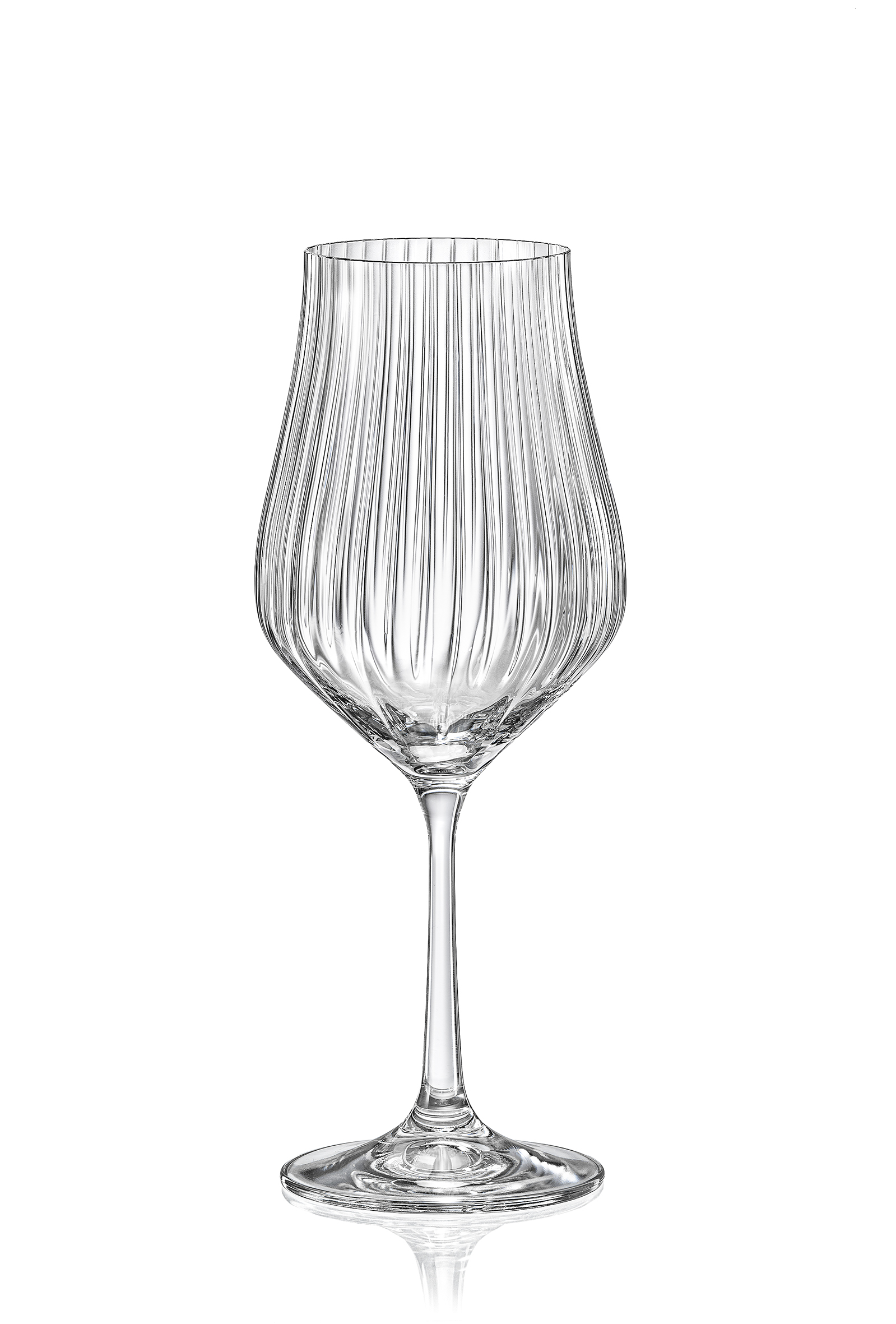 Crystalex Tulipa optic wijnglas 350ml 6x