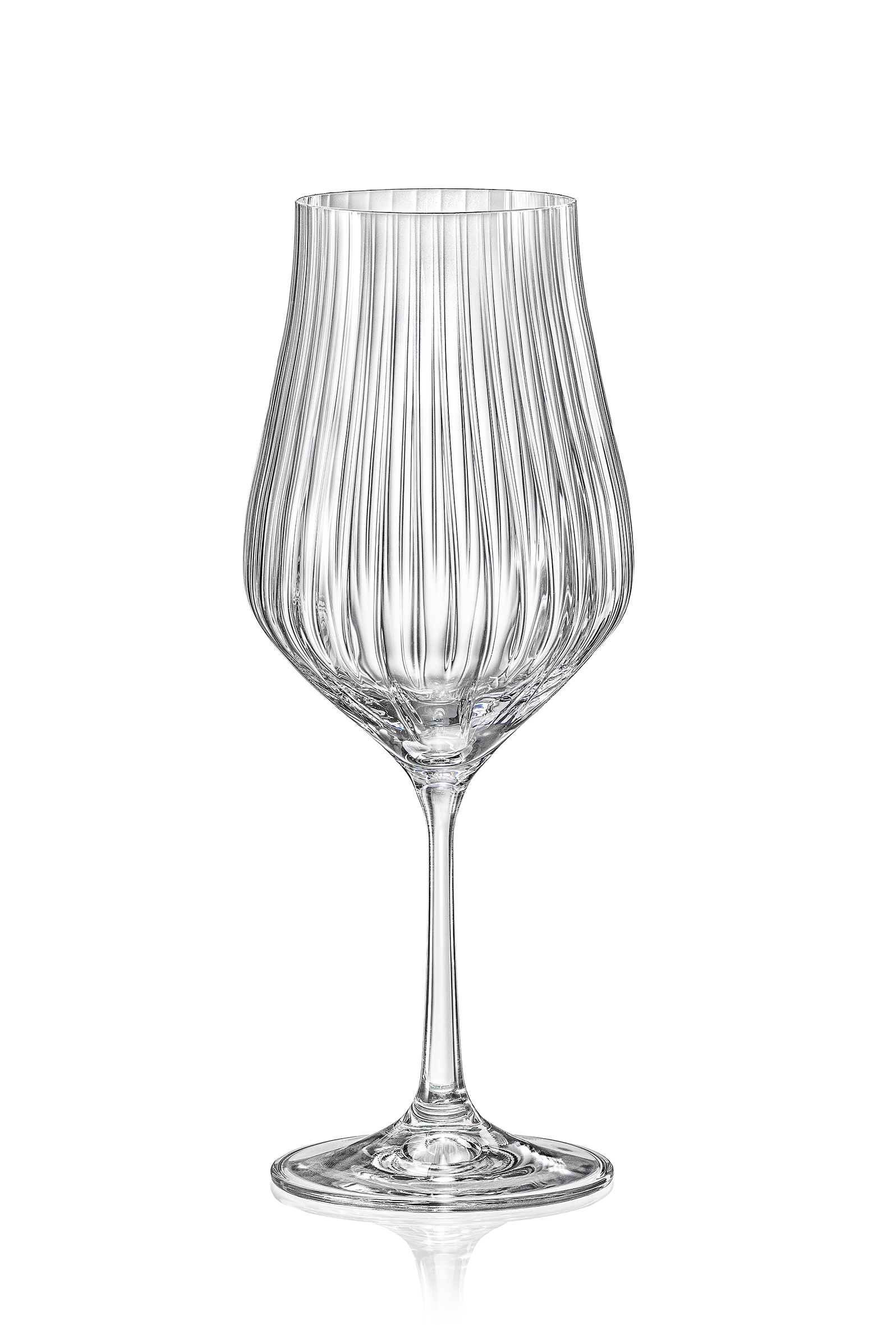 Crystalex Tulipa optic wijnglas 450ml 6x