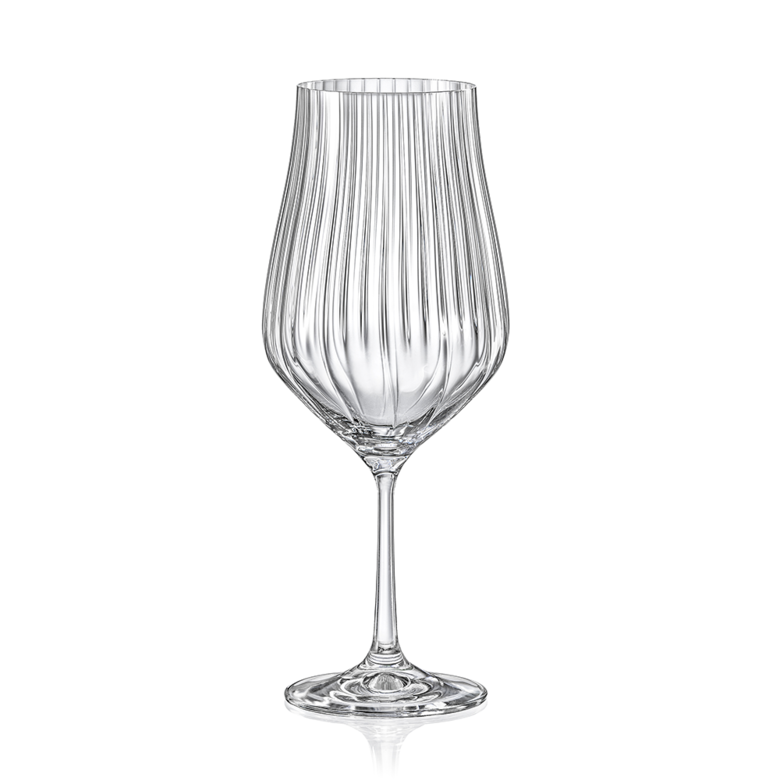 Crystalex Tulipa optic wijnglas 450ml 6x