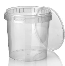 Emmer Ø133x118,5mm PP 1000cc/deksel x192