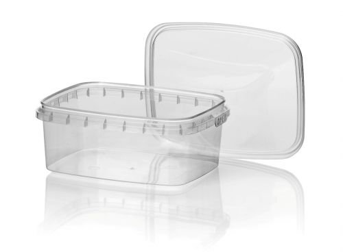 Bakje+deksel PP transparant 250CC 300st