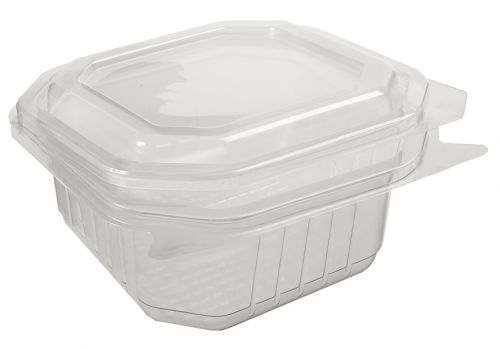 Octobox PP Klapdeksel transp.500cc 300st