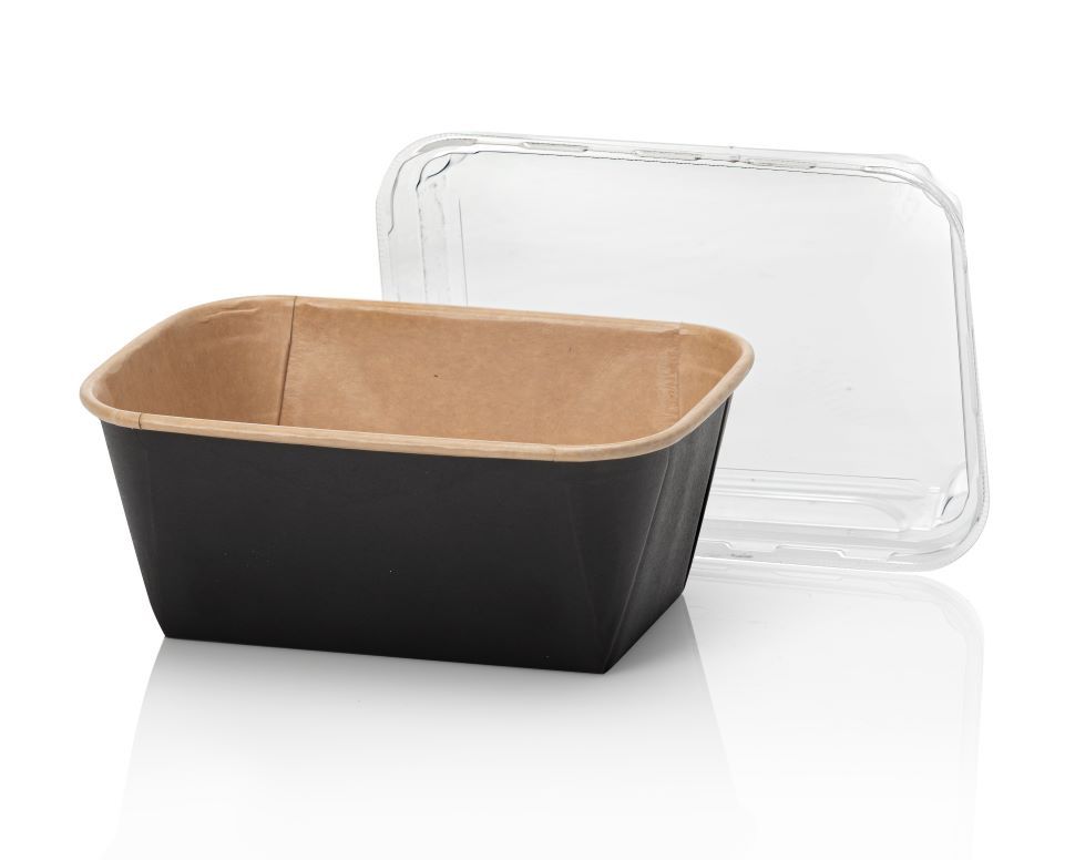 Kraft maaltijdbak bruin/zwart 900ml 300x