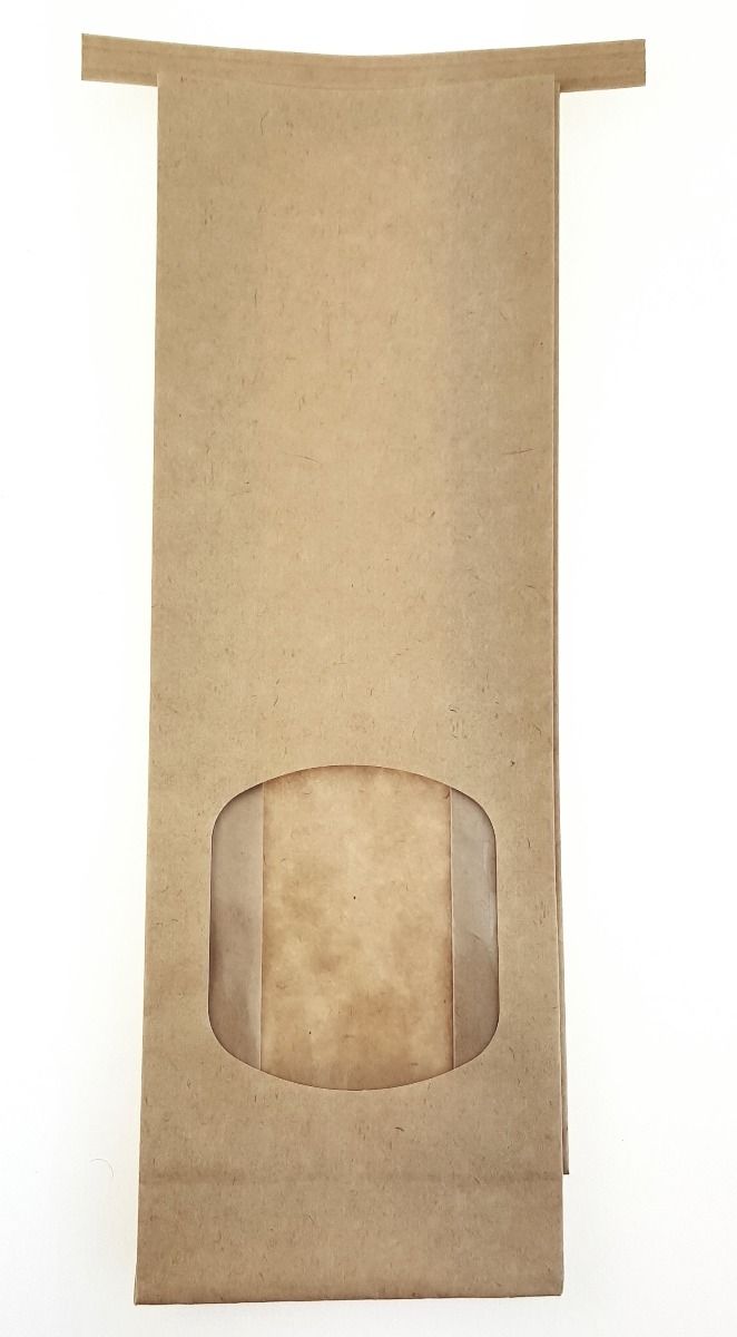 TinTie zak met venster 260x88x47mm 500st