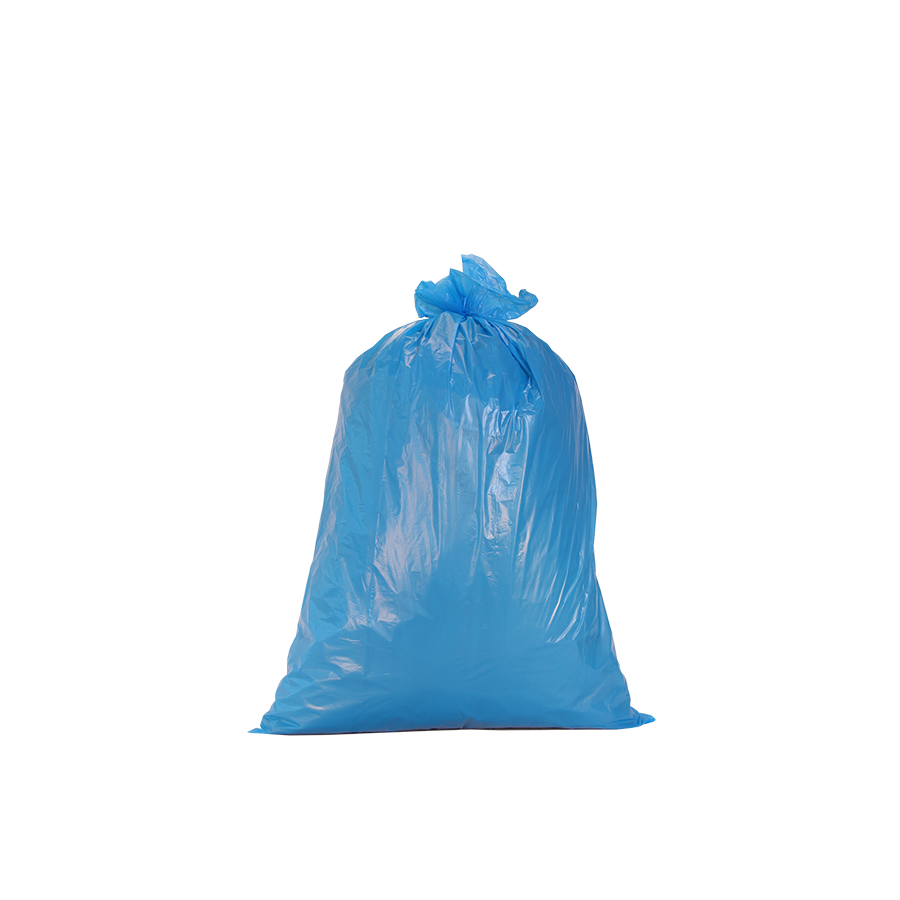 Afvalzak LDPE Blauw 90x110cm T70 10 rol