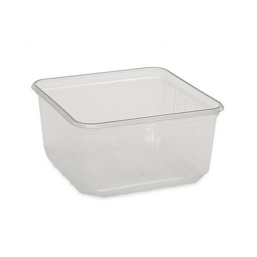Bak PP 500cc 114x114x58mm transp. 500st