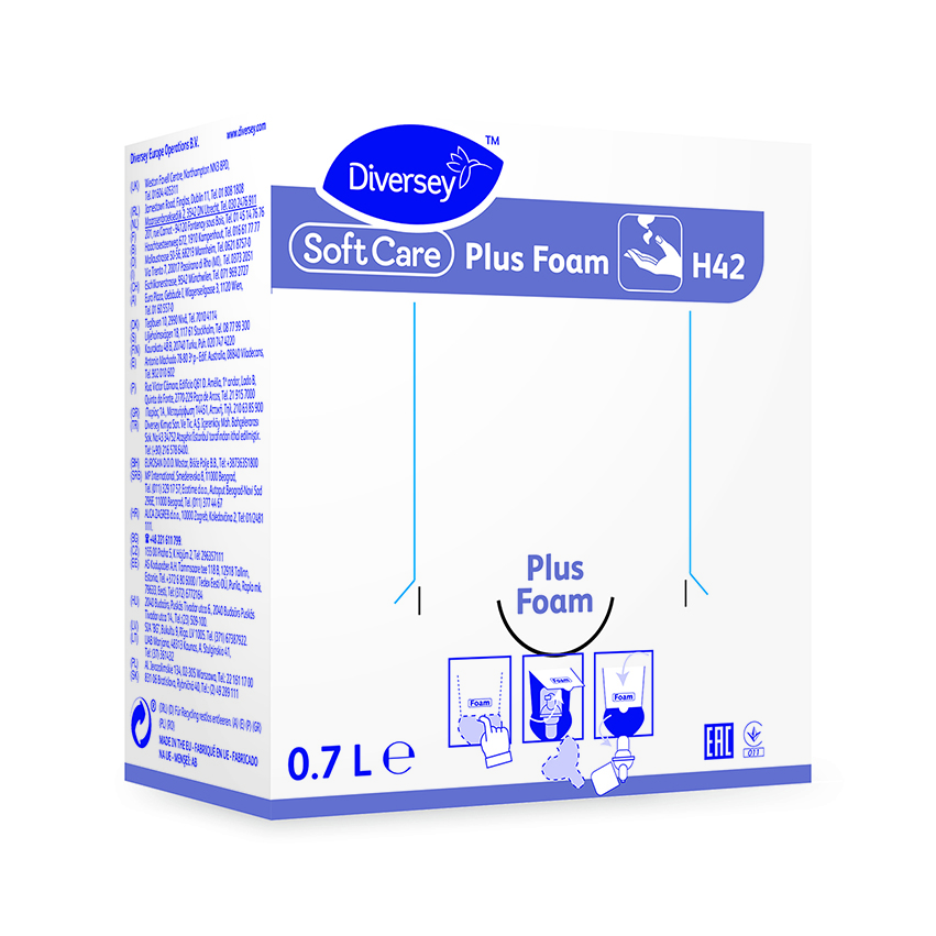 Soft Care Plus Foam H42 6x700 ml.