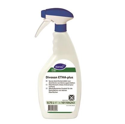 Divosan Etha-Plus desinfectie 6x750 ml.
