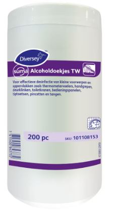 Suma Alcoholdoekjes 12x200 st.