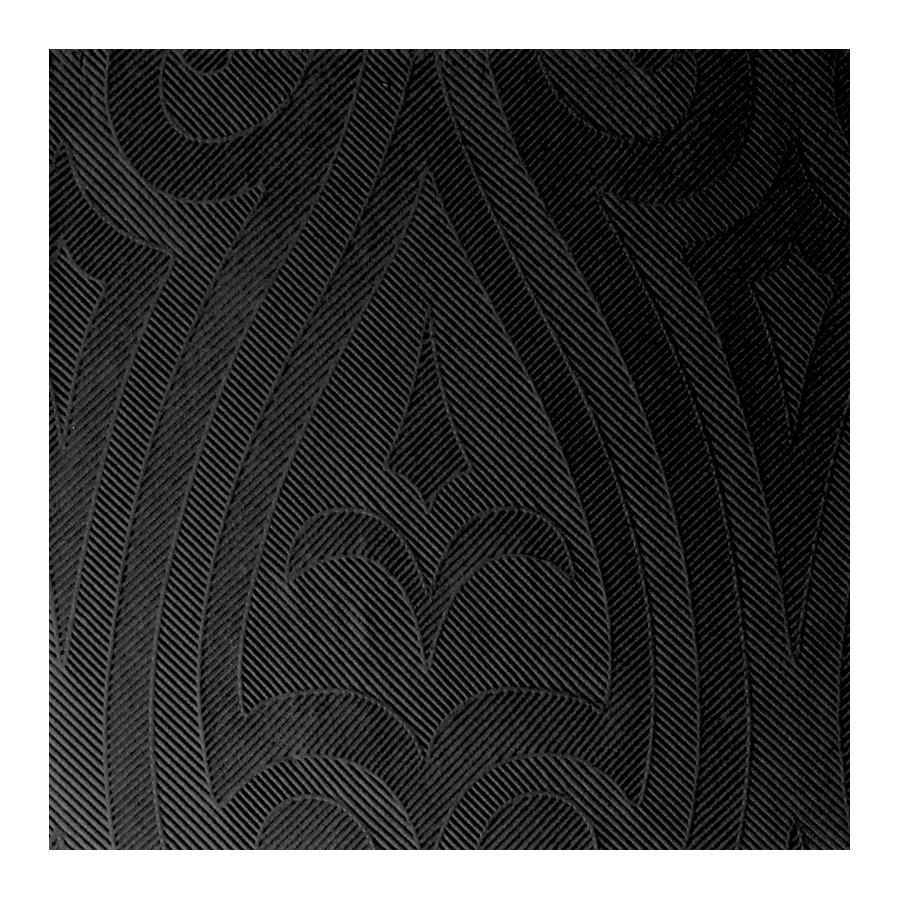 Servet Elegance Lily zwart 48cm x240