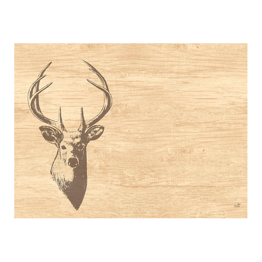 Duni Placemats papier 30x40cm My Deer 4x
