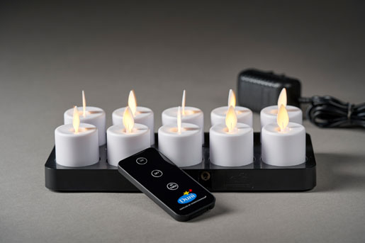 Candles led 38x36 moving flame 10st