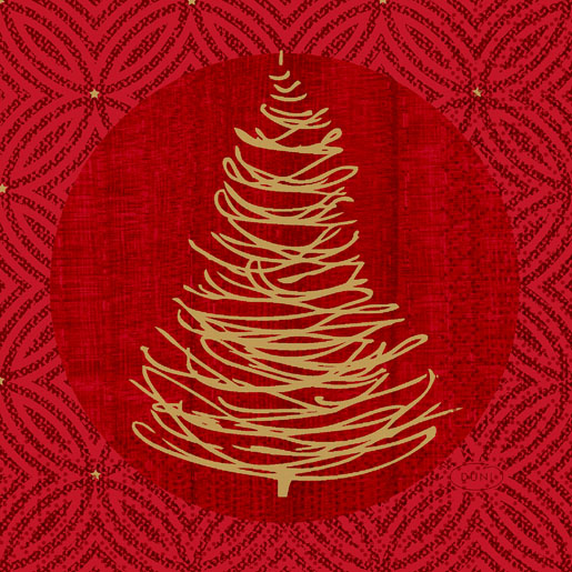Elegant Trees Servet 3-laags 24cm x1000