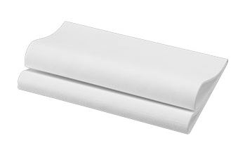 Servet Bio Dunisoft 40x40 wit 1/4  x360