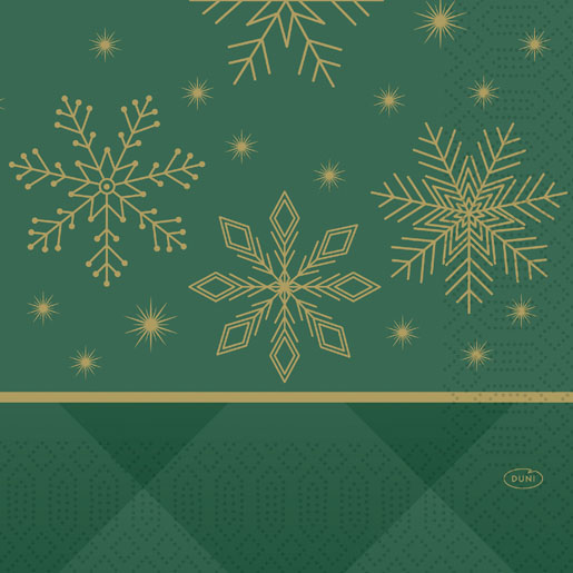 Servet 3-lgs 33cm Rhombus Green x1000