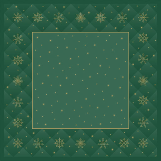 Dunicel napperon 84cm Rhombus Green x100