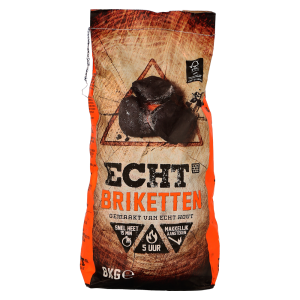 ECHT Briketten, zak 8KG FSC 100%,